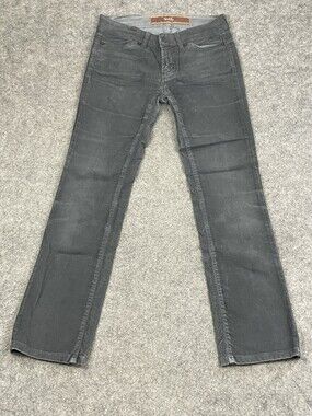 Notify Anemone Jeans Womens 26 Gray Denim Straight Dark Wash Pants Italy